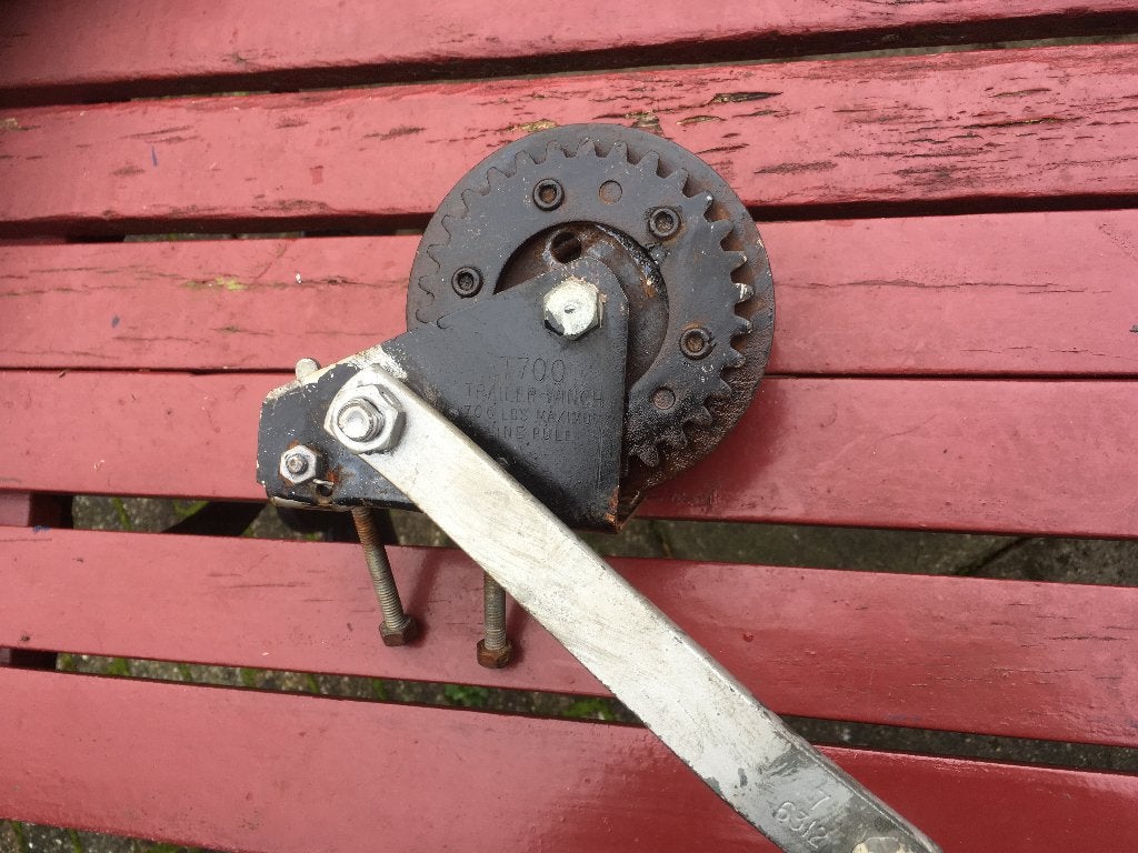 hand lier takel windas boot trailer, Ophalen of Verzenden, Handmatig