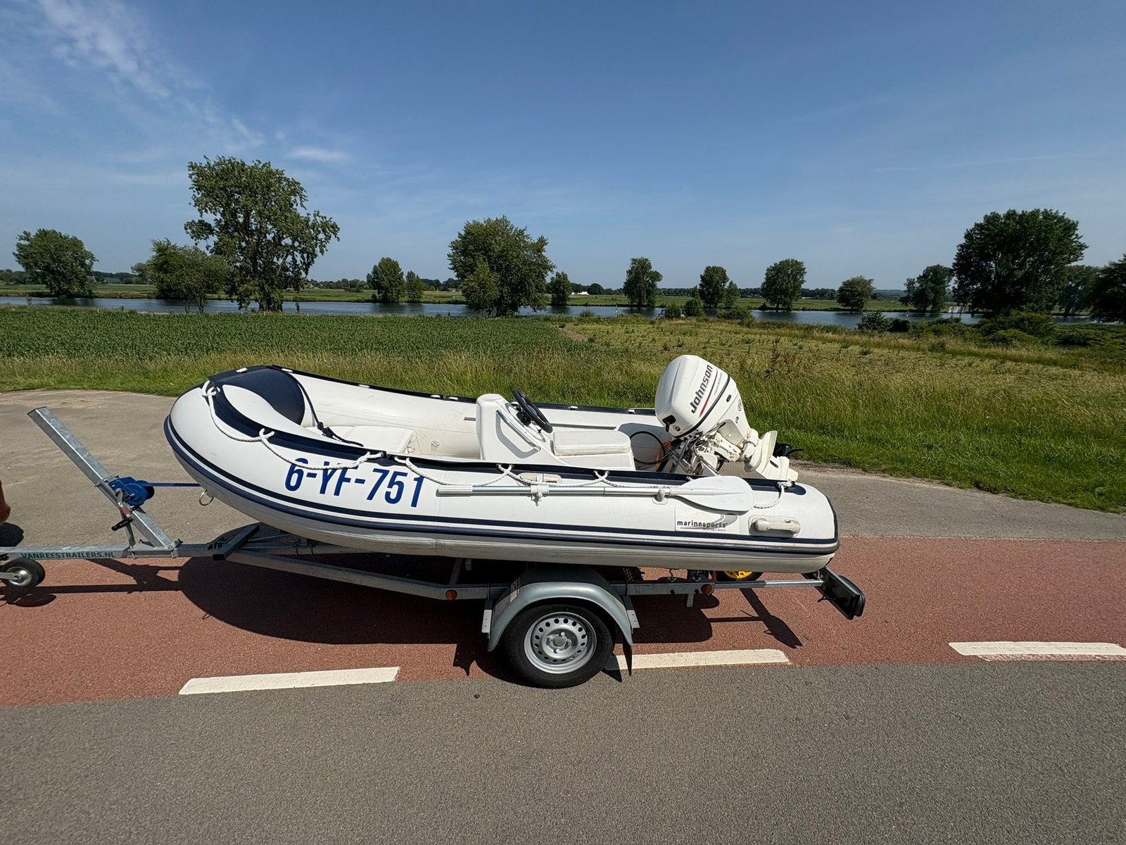 Rib 25pk met trailer, Ophalen, Zo goed als nieuw, Overige typen