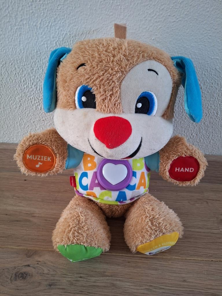 Fisher Price puppy, Ophalen of Verzenden, Zo goed als nieuw, Duw- of Trekspeelgoed, Met licht