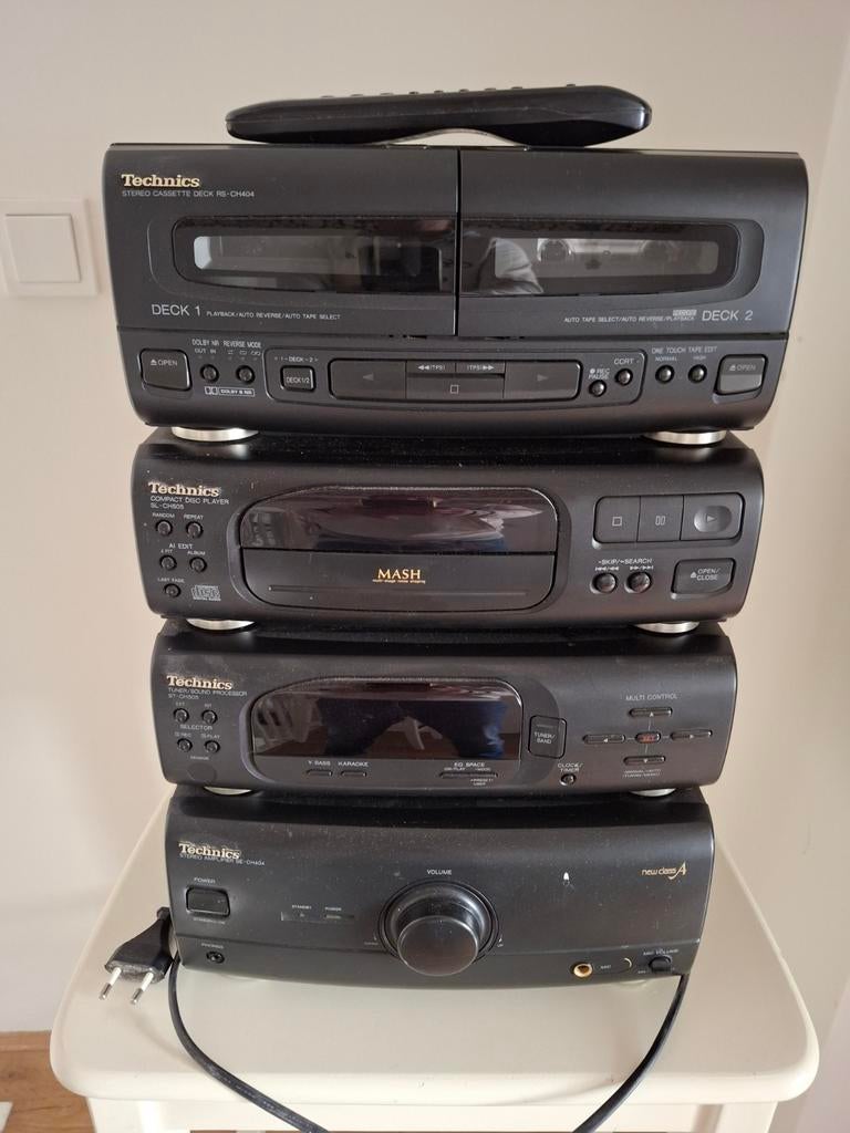 Technics Stereo Set (exclusief speakers), Gebruikt, Tuner of Radio, Losse componenten, Ophalen