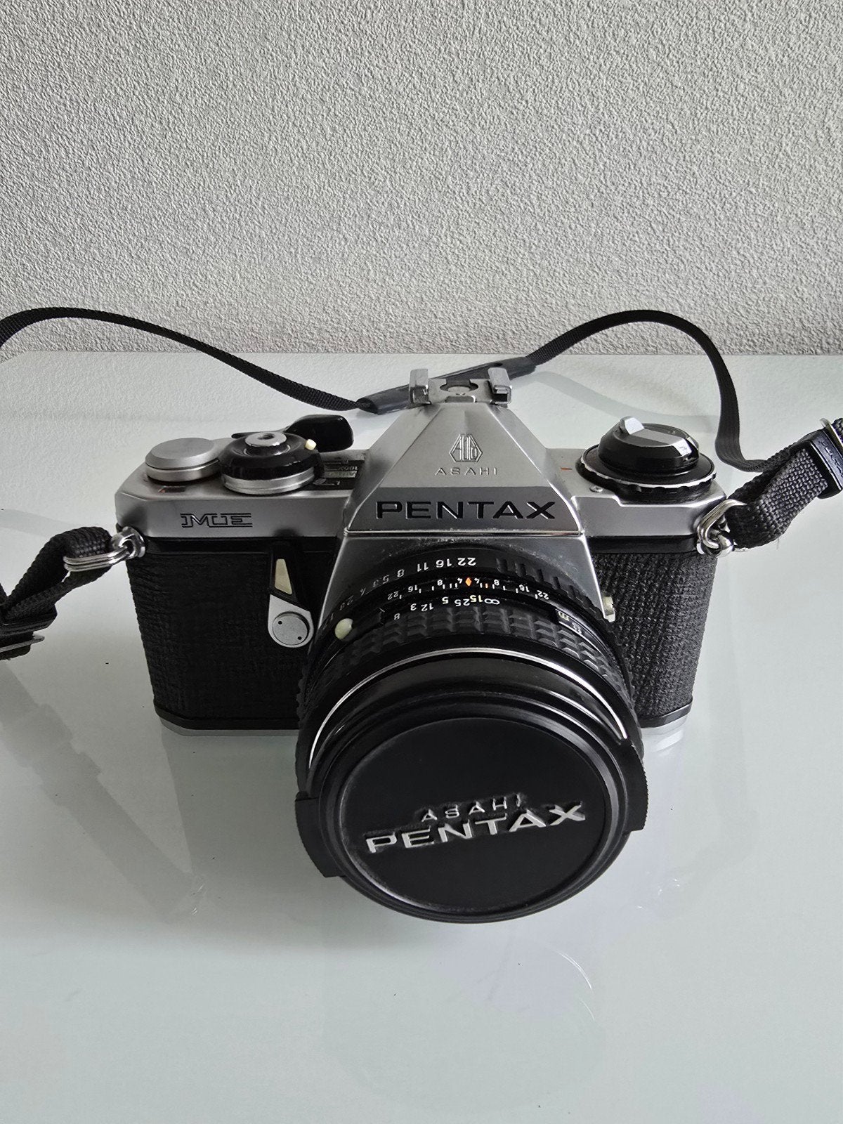 Pentax ME Super met 2 lenzen, flitser en accessoires, Gebruikt, Pentax, Externe flitser, Inclusief accessoires