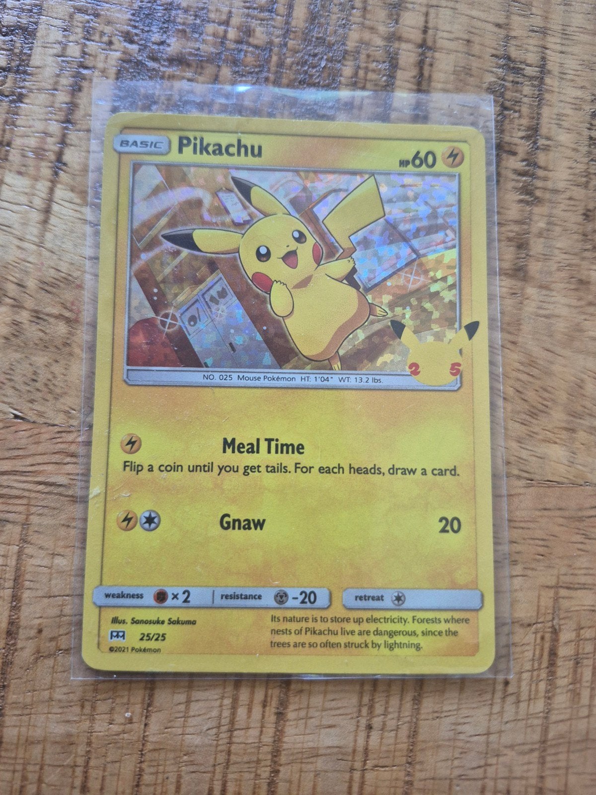 McDonald's pikachu pokemon kaart., Ophalen, Zo goed als nieuw, Losse kaart