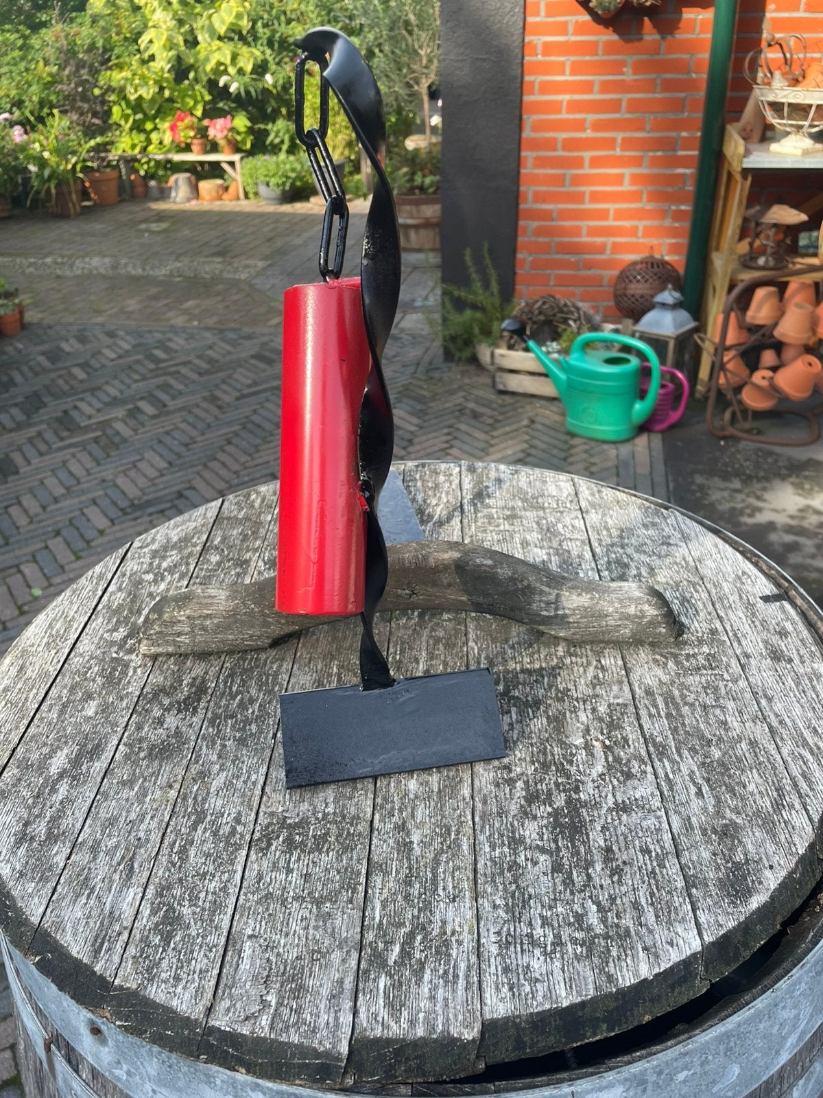 Metaalcreatie bokser, Ophalen of Verzenden, Zo goed als nieuw