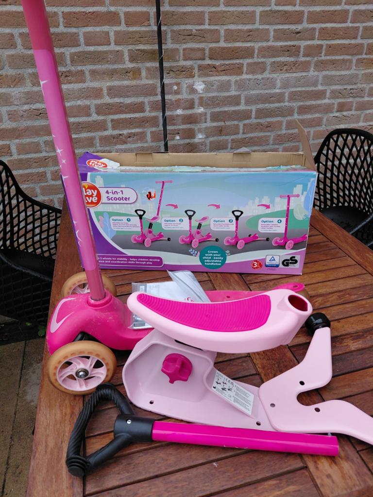 Multifunctionele step, groeit mee voor kinderen tm 3 jr, Kinderen en Baby's, Speelgoed | Buiten | Voertuigen en Loopfietsen, Ophalen of Verzenden