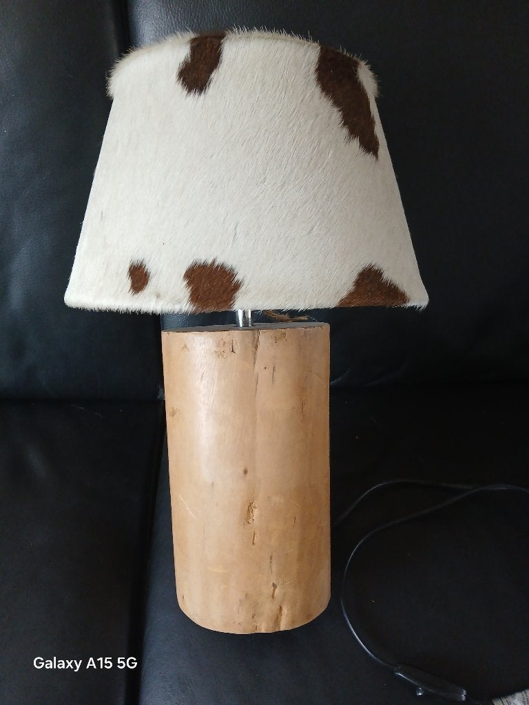 Lamp koeienhuid, Ophalen of Verzenden, Nieuw, Landelijk, Minder dan 50 cm