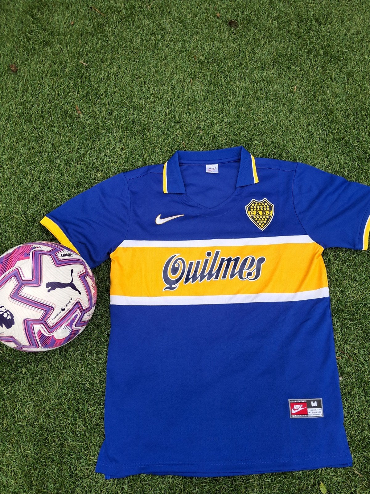 Maradona Boca Juniors Shirt - Laatste Seizoen #10, Maat M, Verzenden, Gebruikt, Shirt
