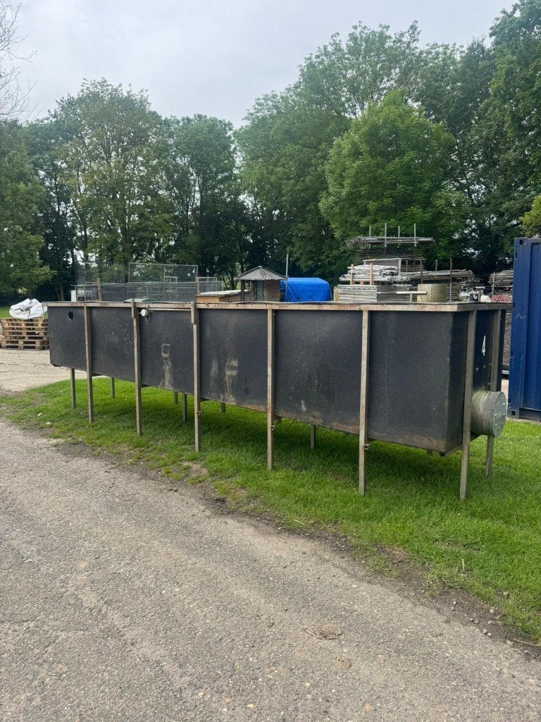 Professionele viskweekbak – 5 x 1,25 m PE in rvs frame, Ophalen, Gebruikt, Overige typen