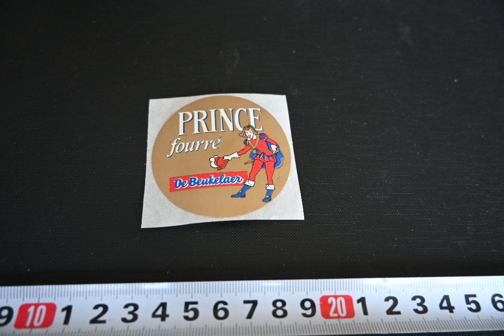 sticker koek logo de beukelaer prince fourré, Verzamelen, Ophalen of Verzenden, Zo goed als nieuw