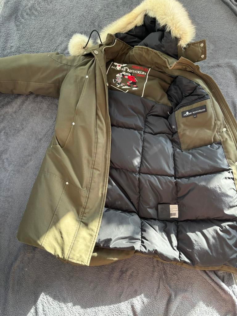 Winterjas, Kleding | Dames, Jassen | Winter, Ophalen of Verzenden, Zo goed als nieuw, Maat 38/40 (M), Groen