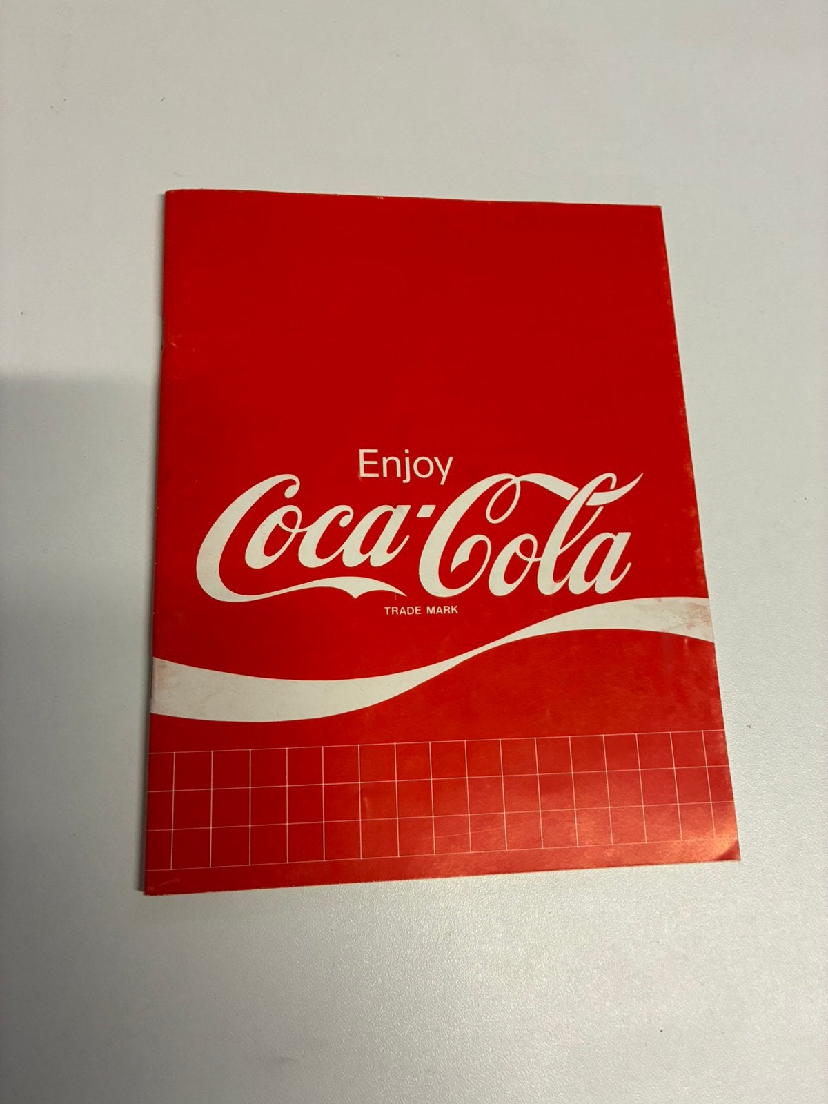 Prachtig Coca Cola schrift geruit, Ophalen of Verzenden, Gebruiksvoorwerp