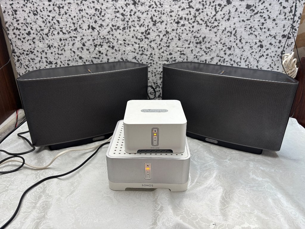 Sonos 2xPLAY5 1xConect Amp 1xZone Player ZP-90, Ophalen of Verzenden, Zo goed als nieuw, Minder dan 60 watt, Sonos