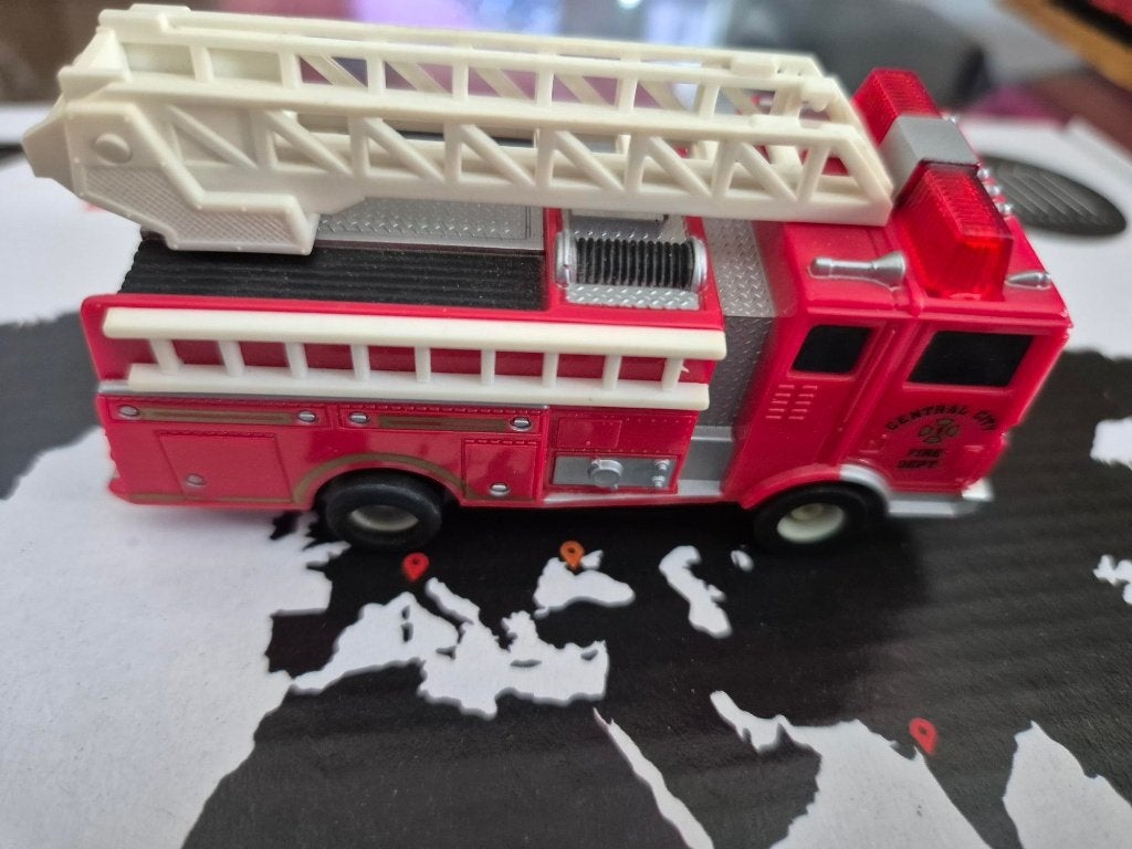 Tyco Aurora AFX AMS - Fire Truck met Zwaailicht & Sirene !!!, Overige merken, Ophalen of Verzenden, Elektrisch, Racebaan