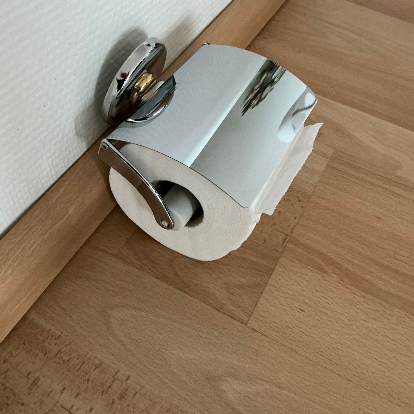 Mooie luxe toilet rolhouder, Ophalen of Verzenden, Zo goed als nieuw