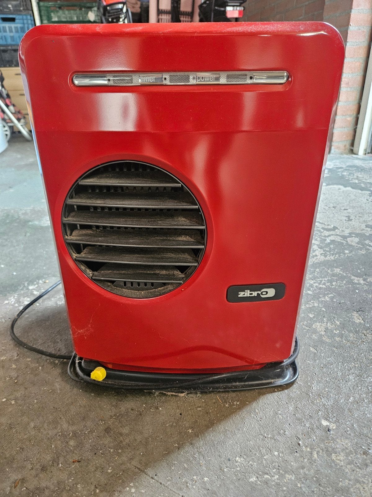 Zibro Kamin petroleumkachel met Qlima Kristal brandstof, Ophalen, 30 tot 80 cm, Gebruikt, Kachel