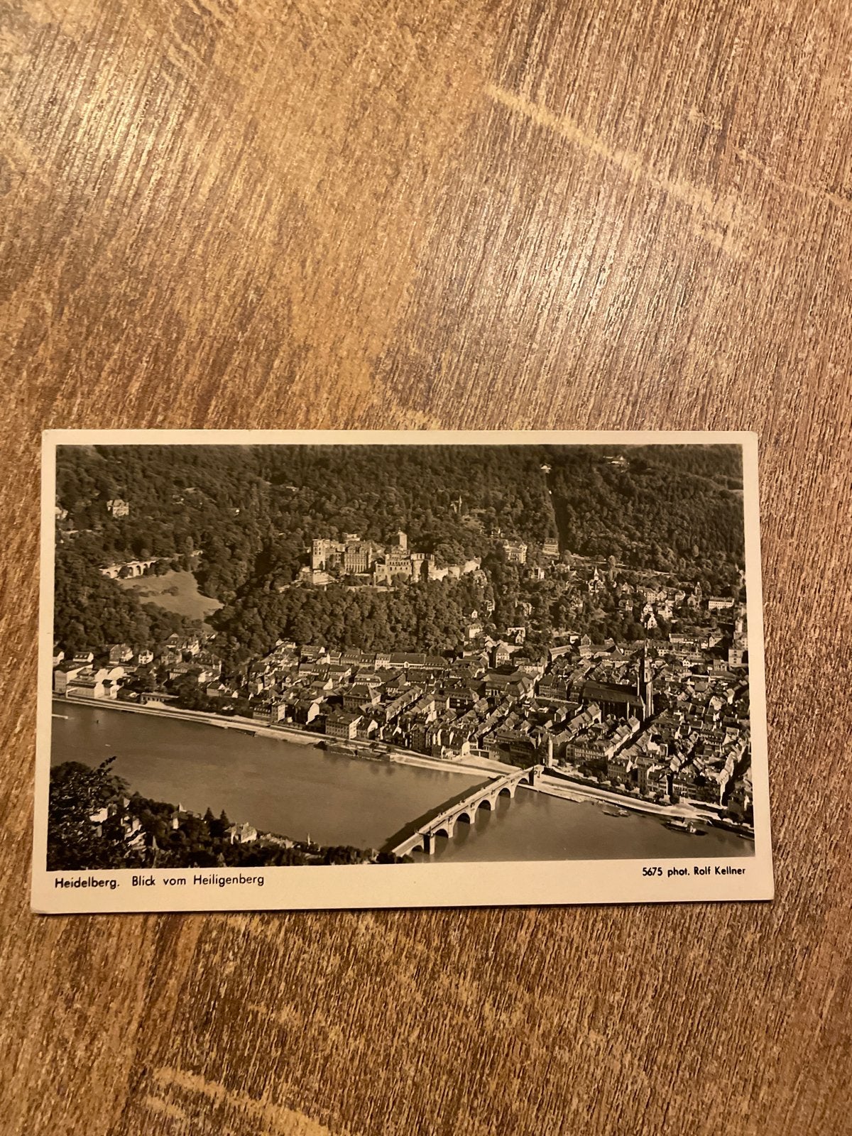Oude Ansichtkaart Heidelberg, Duitsland (1956), Ophalen of Verzenden, 1940 tot 1960, Gelopen, Duitsland