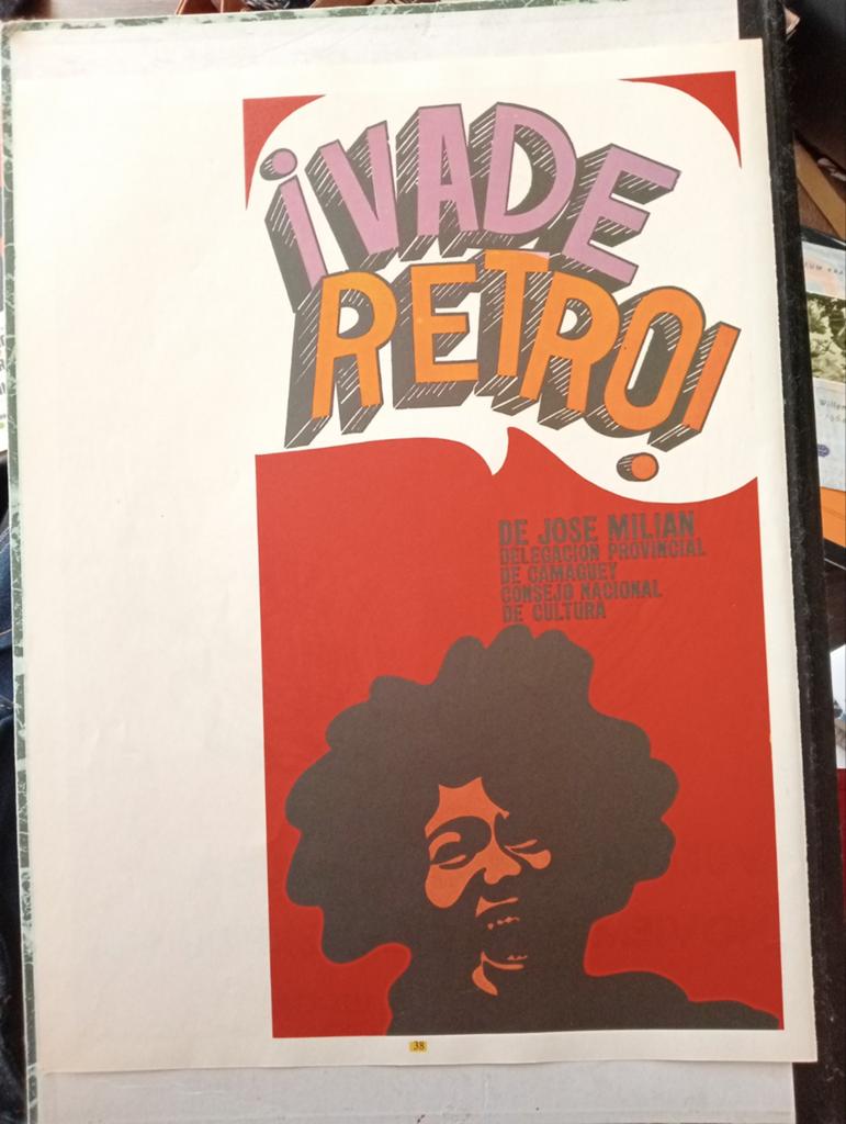 Affiche Cuba 1970, Ophalen of Verzenden, Gebruikt, A1 t/m A3, Film en Tv