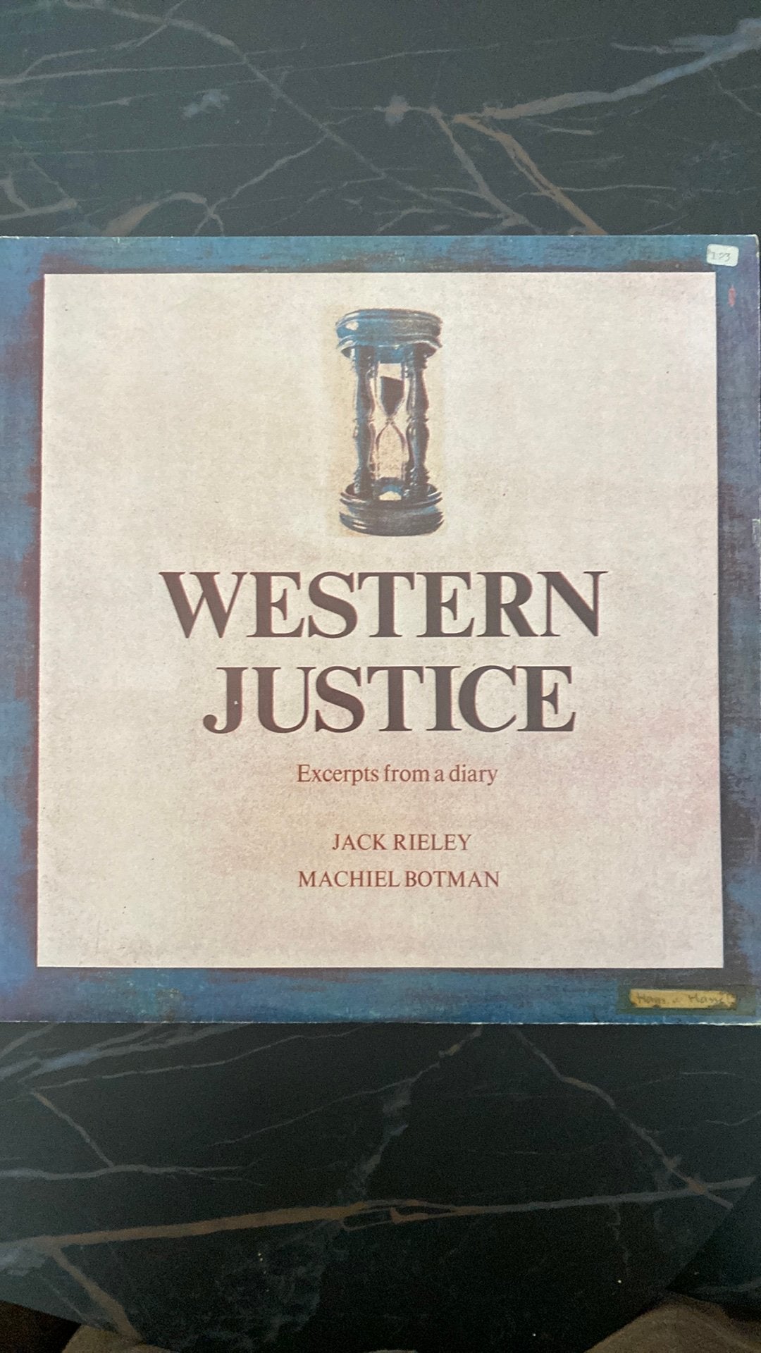 Jack Rieley & Machiel Botman - Western Justice LP, Ophalen of Verzenden, Zo goed als nieuw, Dubbel-LP