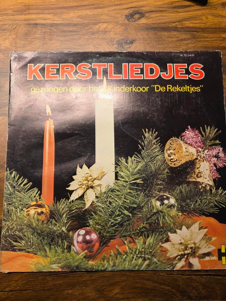 Kerstliedjes - Kinderkoor "De Rekeltjes" LP, Cd's en Dvd's, Vinyl | Overige Vinyl, Ophalen of Verzenden, Gebruikt, 12 inch
