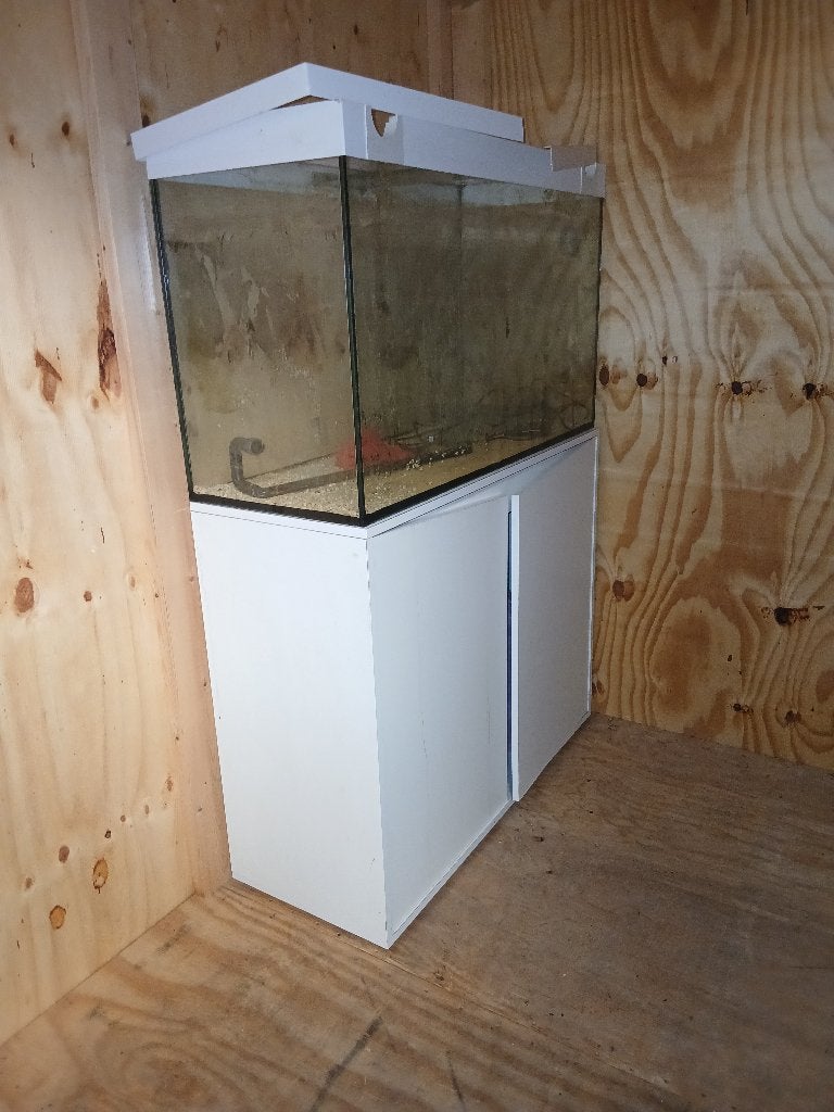(0650) Aquarium van 100x40x60 cm onderkastje van 82 hoog, Ophalen, Gebruikt, ., Overige merken