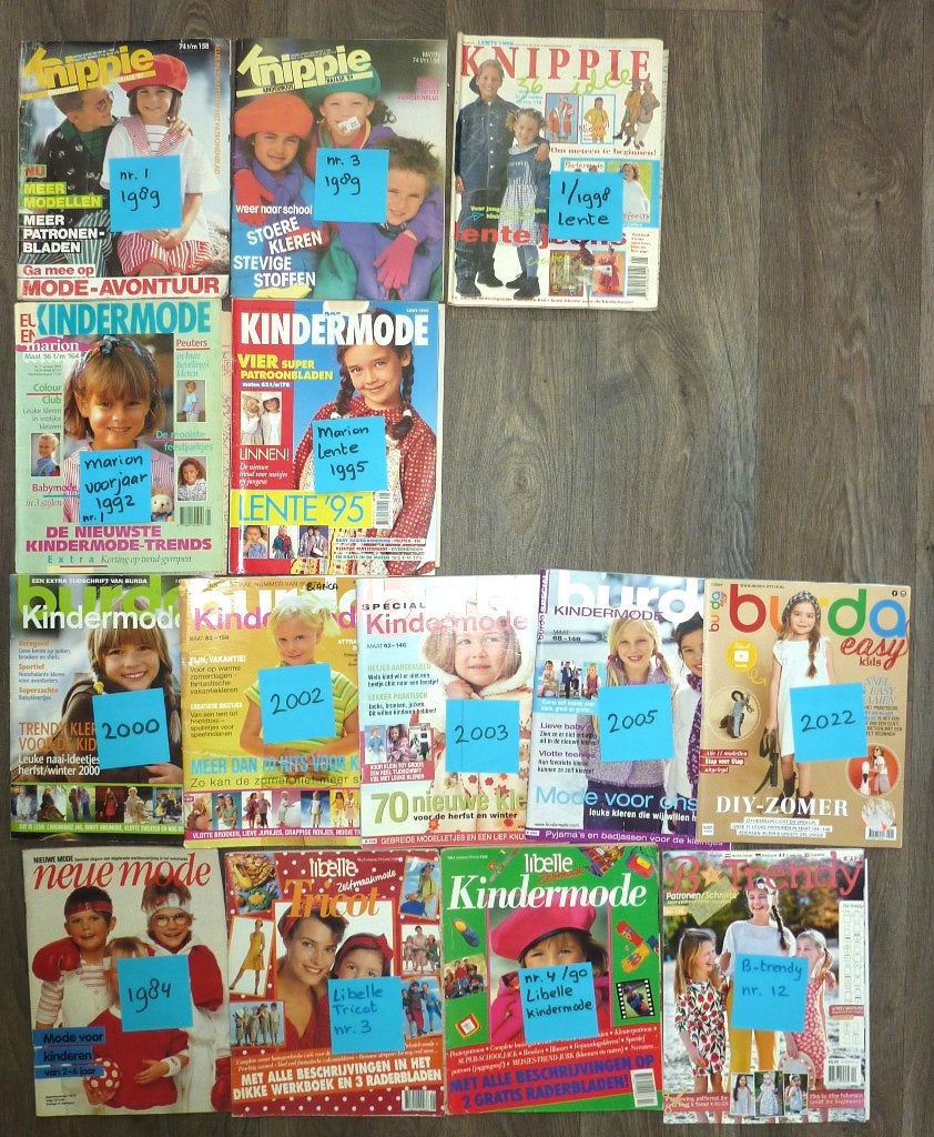 KNIPPIE/BURDA Kindermode, Neue Mode kinderen, B Trendy etc, Ophalen, Zo goed als nieuw, Kind, Knippie