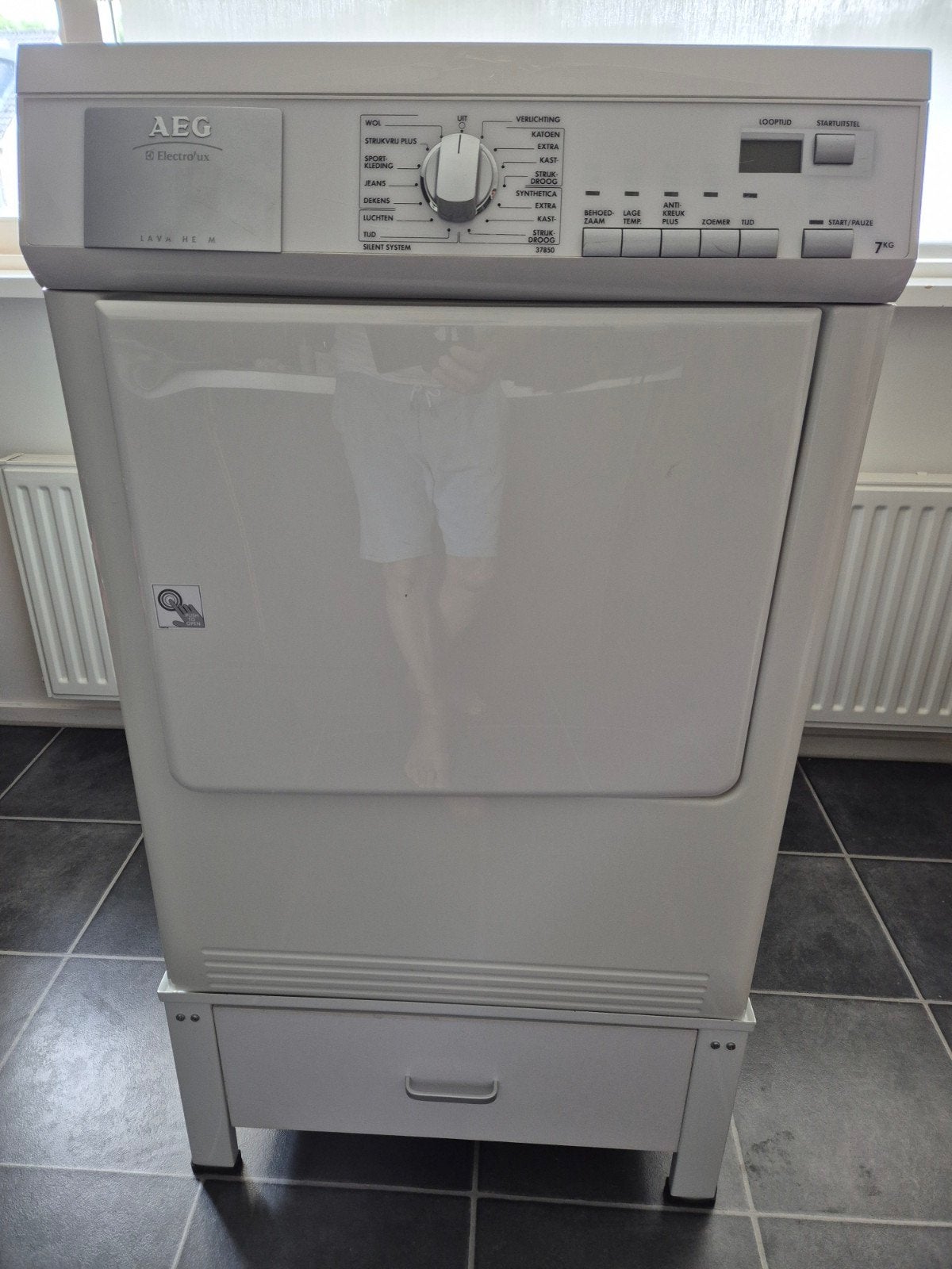 AEG Lavatherm was droger, Witgoed en Apparatuur, Wasdrogers, Ophalen, Gebruikt, Luchtafvoer, 8 tot 10 kg