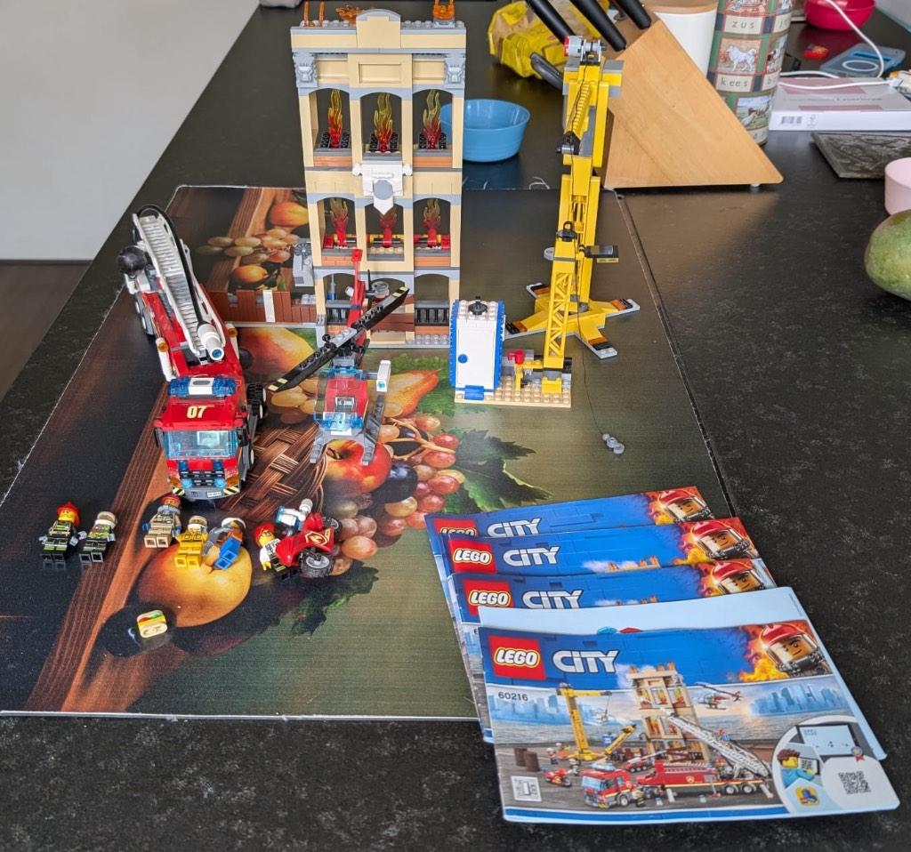 Lego city brand in de stad, Ophalen, City, Lego, Zo goed als nieuw