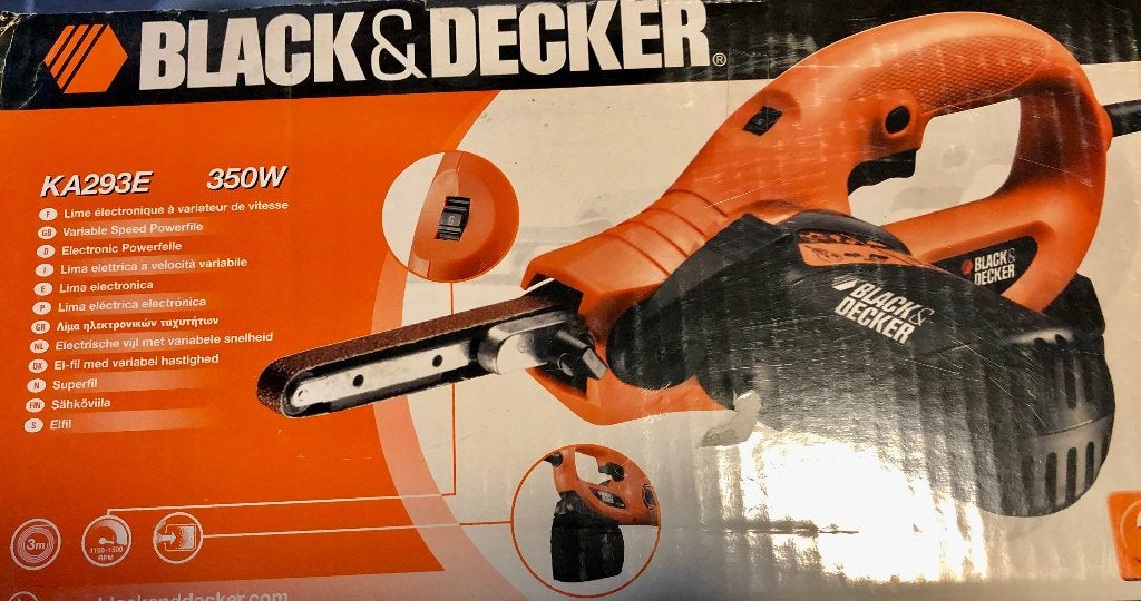 Black & Decker Powervijl, Ophalen of Verzenden, Minder dan 700 watt, Haakse handslijpmachine