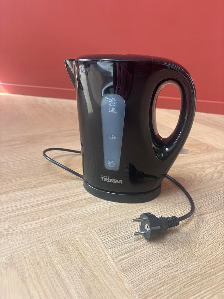 Tristar Waterkoker Zwart - 1.7L, 1 tot 2 liter, Ophalen of Verzenden, Gebruikt