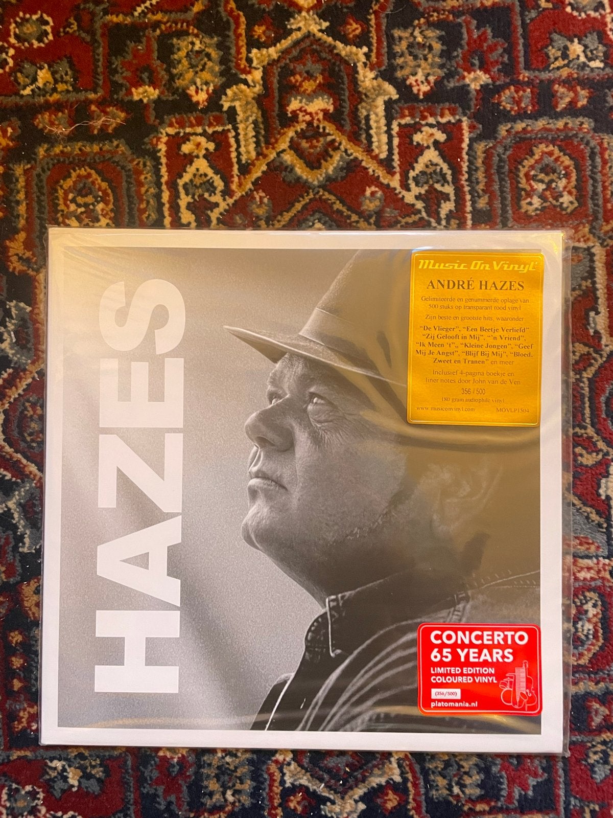 André Hazes - Gelelimiteerde en genummerde LP (Nieuw), 2010 - 2019, Geseald, Ophalen of Verzenden, Zo goed als nieuw