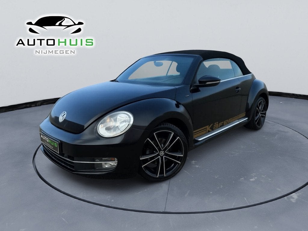Volkswagen Beetle Cabriolet 1.2 TSI Allstar Zwart Stoelverwa, Auto's, Volkswagen, Bedrijf, Te koop, Beetle (Kever), Achteruitrijcamera