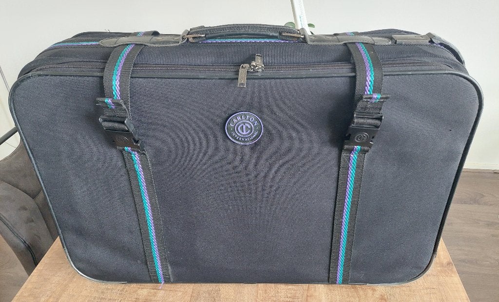 Grote en kleine koffer., Overige materialen, 45 tot 55 cm, Zo goed als nieuw, 70 cm of meer