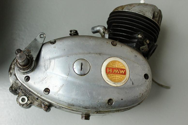 HMW 50 N motorblok 1950 's Halleiner Motoren Werke, Ophalen of Verzenden, Gebruikt, Blok, Overige merken