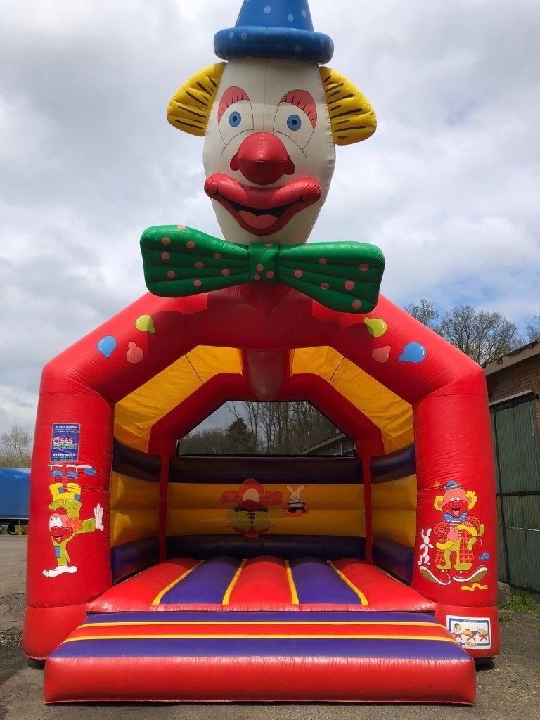 Springkussen Clown 5 x 6 m, Ophalen, Gebruikt, Overige
