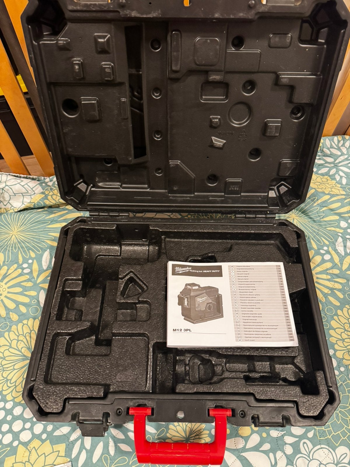 Milwaukee laser level case, Ophalen, Gebruikt