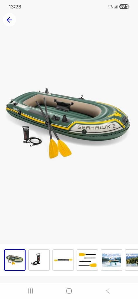 Intex Seahawk 2 opblaasbare boot, Watersport en Boten, Opblaasbaar, Overige typen, Twee personen, Ophalen of Verzenden