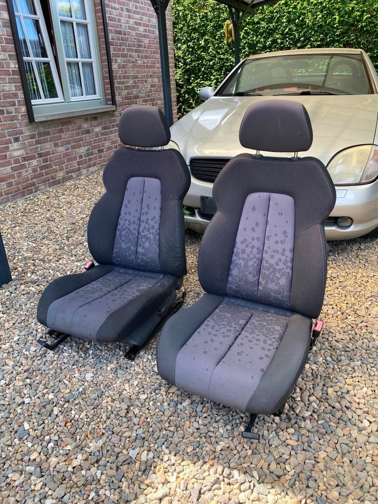 Mercedes SLK R170 stoelen links + rechts stof, Auto-onderdelen, Ophalen, Gebruikt, Mercedes-Benz