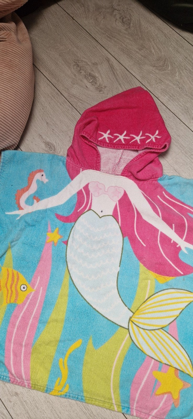Poncho handdoek zeemeermin, Ophalen of Verzenden, Gebruikt