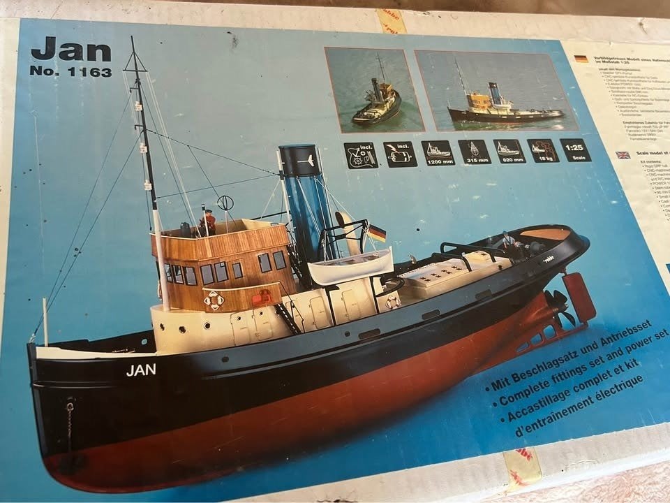GEZOCHT BOUWDOOS ROBBE JAN GEZOCHT, Ophalen, Zo goed als nieuw, Groter dan 1:32, Overige merken