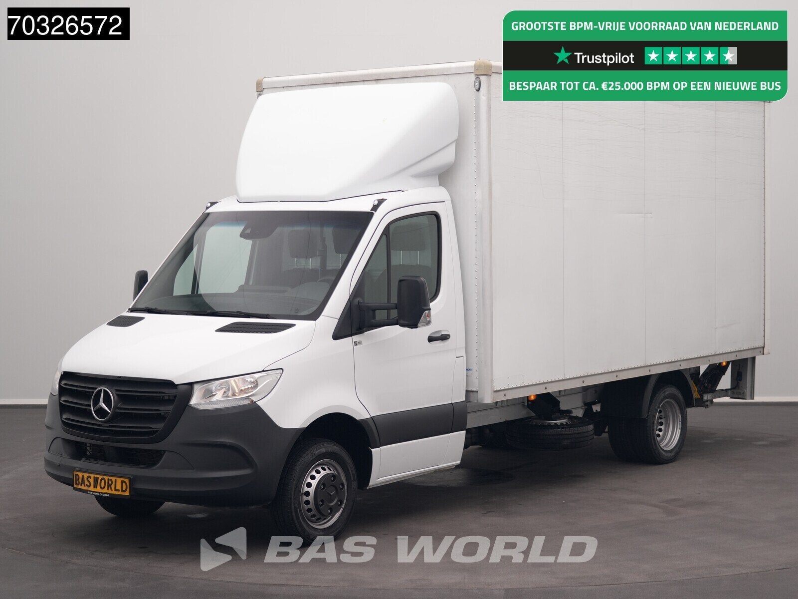Mercedes Sprinter 515 CDI Laadklep Zijdeur Dubbellucht 150PK, Auto's, Stof, Gebruikt, Euro 6, 4 cilinders