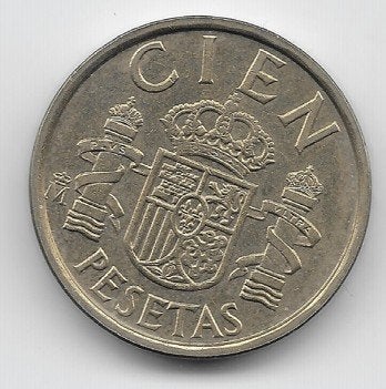 Spanje 100 pesetas 1985 KM# 826, Verzenden, Overige landen, Losse munt