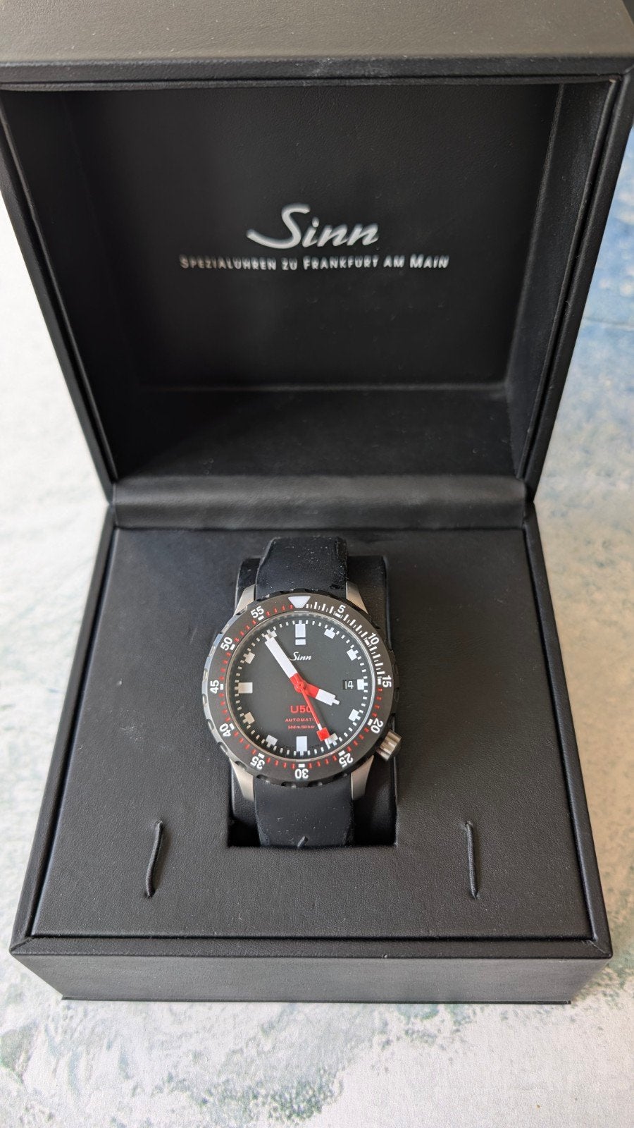 Sinn U50 SDR (1050.050) Tegimented duikhorloge, Sieraden, Tassen en Uiterlijk, Horloges | Heren, Staal, Polshorloge, Kunststof