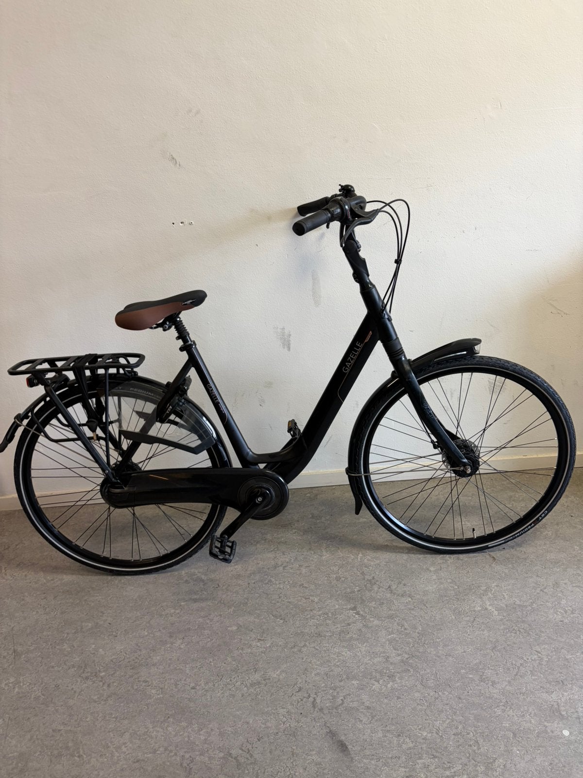 Gazelle Orange C8 Damesfiets D53 cm, Ophalen of Verzenden, Zo goed als nieuw, Verlichting, Aluminium