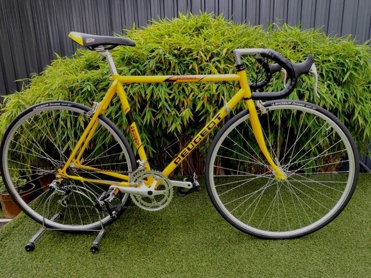 Prachtige Peugeot Performance Racefiets geel Shimano SIS 55, Overige merken, 28 inch, Ophalen of Verzenden, Zo goed als nieuw