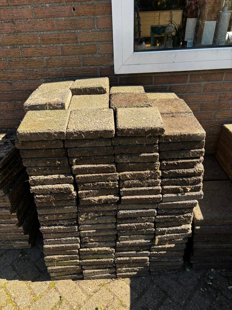 Tuintegels 20x20 gratis ophalen, Ophalen, Zo goed als nieuw, Beton, Terrastegels