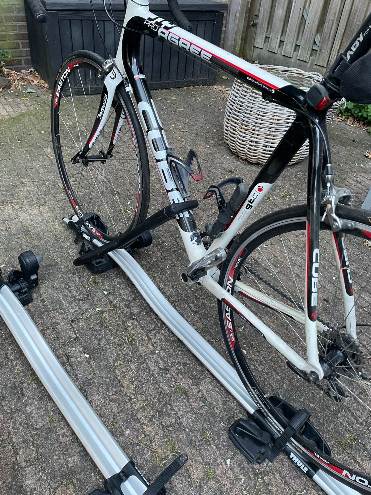 Thule proride fietsdragers set 2st, Auto diversen, Fietsendragers, Ophalen, Dakdrager