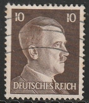 Rijk 1941 787 Hitler 10p, Gest, Ophalen of Verzenden, Overige periodes, Gestempeld