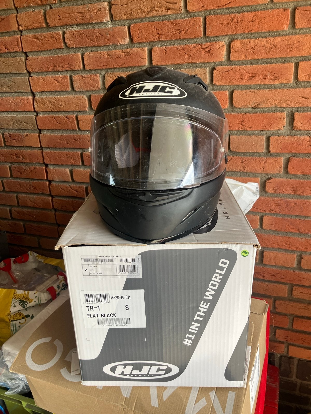 HJC TR-1 Integraalhelm - Maat S - Nieuwstaat, HJC, Ophalen of Verzenden, Nieuw zonder kaartje, Integraalhelm