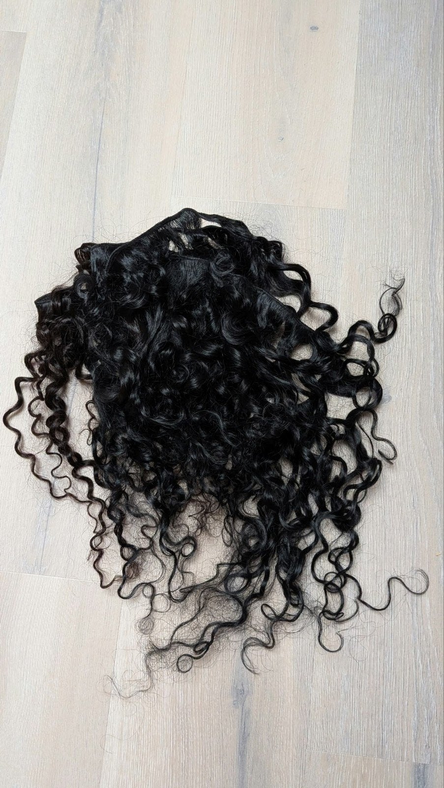 Nieuwe Weavebanen/wefts, echt haar! Kleur 1b, 50 cm, Ophalen of Verzenden, Nieuw, Pruik of Haarverlenging