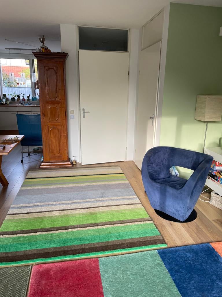 Vloerkleed IKEA Stockholm - Gestreepte kleuren, Huis en Inrichting, Stoffering | Tapijten en Kleden, Gebruikt, 150 tot 200 cm