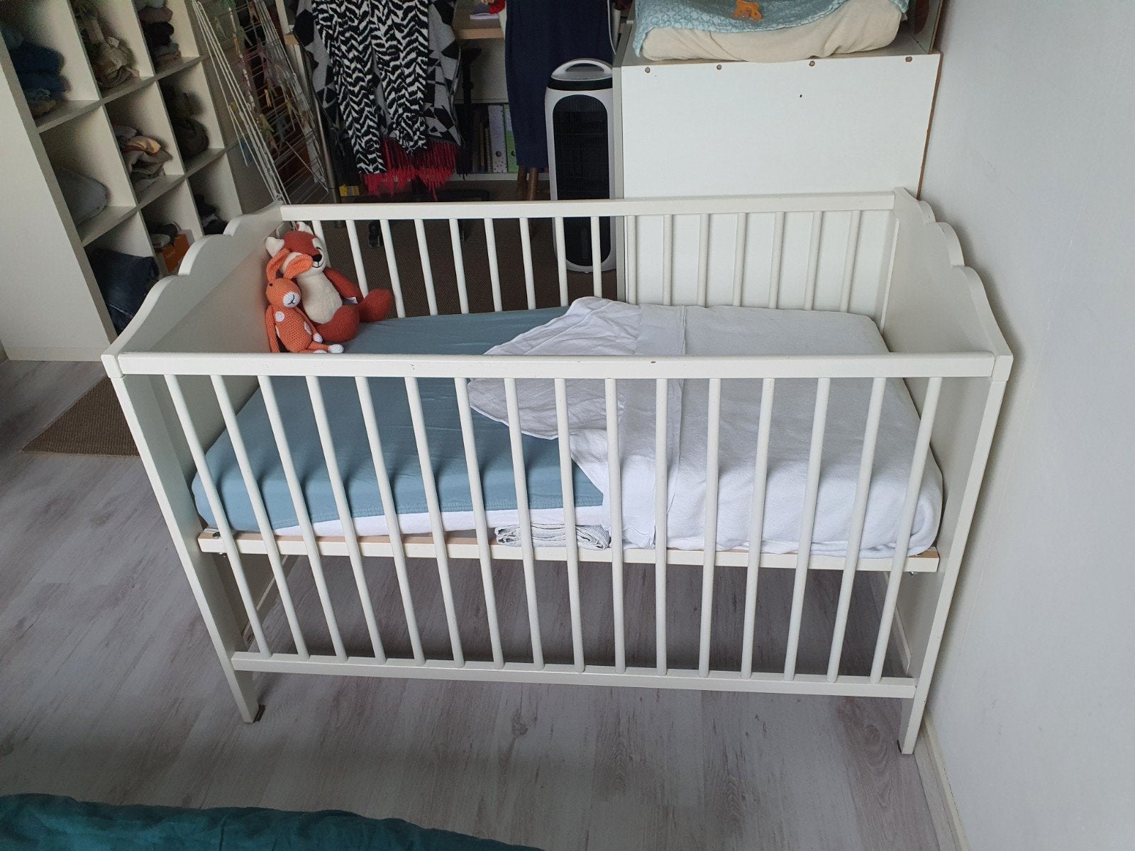 Ikea Hensvik ledikant met schoon matras, Ophalen, Zo goed als nieuw, Ledikant